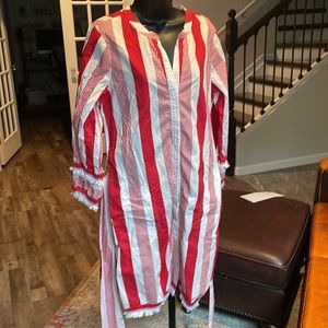 J.crew cotton dress (shirt dress) w/belt